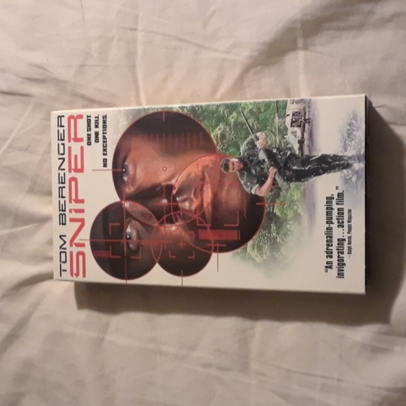 6/$15 Sniper Columbia Tristar VHS tape view - Picture 2 of 3